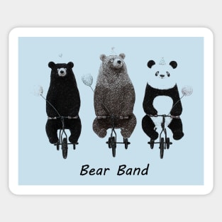 Bear band Sticker